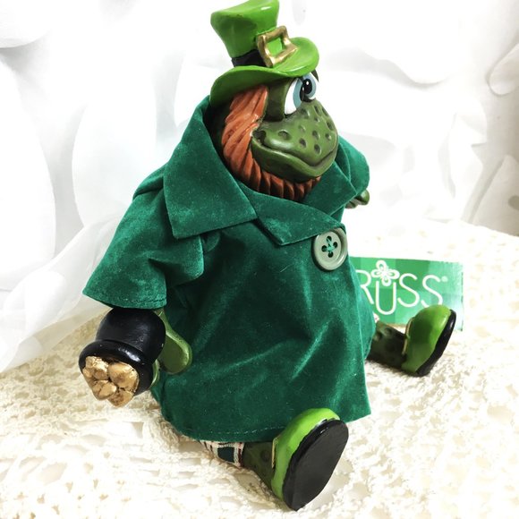 RUSS Leap-Rechaun St Patrick  Leprechaun Frog Toy VTG Collectible - Picture 2 of 11